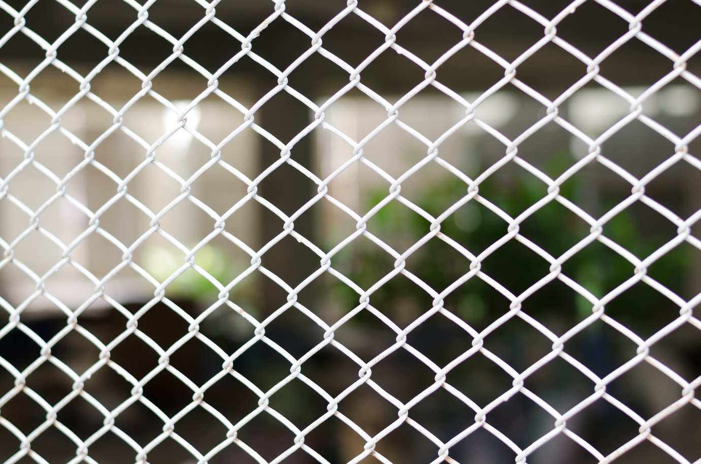 Chain link fence background